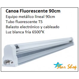 EQUIPO T5 FLUORESCENTE RECTO METÁLICO 1x21W